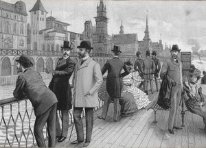 Esposizione Universale del 1900 a Parigi: la strada delle nazioni da French School