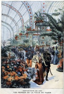 Esposizione universale di Parigi nel 1900: le serre al Palais de l