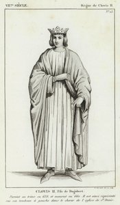 VII Secolo, Regno di Clodoveo II, Clodoveo II, Figlio di Dagoberto da French School