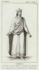 VI Secolo, Regno di Clotario II, Clotario II da French School
