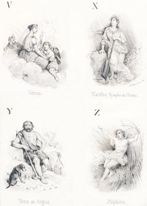 Venere, Xantho, Occhi, Zefiro
