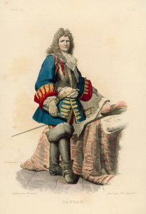 Vauban (incisione colorata) da French School