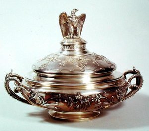 Piatto di verdure, Servizio Napoleone III, 1855 da French School