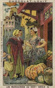 Venditore di verdure, XVIII secolo da French School