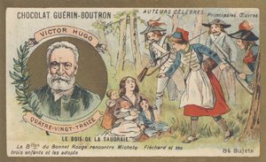 Victor Hugo (1802-1885), poeta, drammaturgo, scrittore e romanziere francese, autore di 