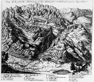 Veduta della Grande Chartreuse