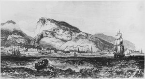 Veduta di Port Louis, Mauritius, illustrazione da Iles de l