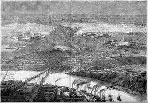 Veduta della città di Richmond, Virginia, Stati Uniti da French School