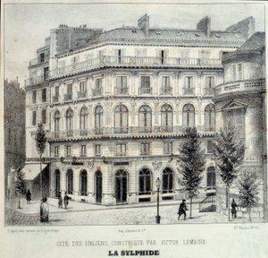 Veduta della Maison Dorée (o Maison d