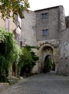 Veduta della Porta des Ormeaux da French School