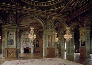Veduta della Salle des Arts, dopo il 1871 da French School