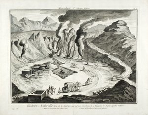 Veduta del Vulcano Solfatara, Pozzuoli, Napoli da French School