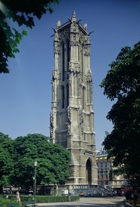 Veduta della Torre Saint-Jacques, 1508-22 da French School