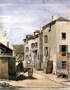 Veduta della città di Clamart, Francia da French School