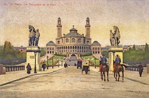 Vista sul Trocadero e sul Pont d