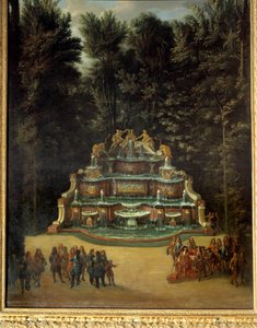 Vista della fontana del Buffet d
