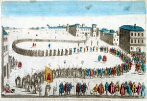 Veduta della grande processione dell