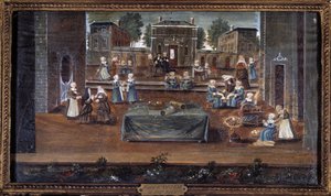 Vista della casa di Saint Cyr Saint-Cyr era una casa di educazione per ragazze nobili povere creata da Françoise d