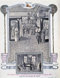 Vista delle fiere di vendita del negozio 
