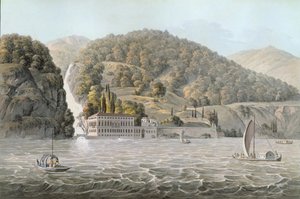 Villa Pliniana, Lago di Como, 1803 da French School