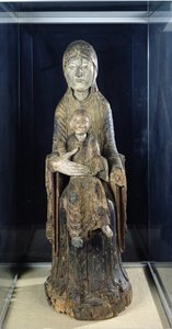 Vergine e Bambino in Maestà, da Forez da French School