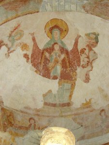 Vergine e Bambino in maestà da French School
