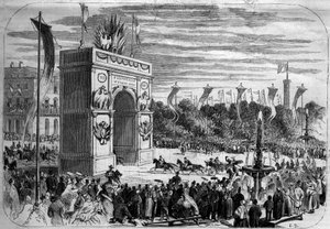 Visita di Napoleone III (1808-1873) e dell