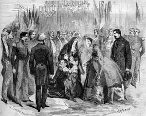 Visita di Napoleone III (1808-1873) e dell