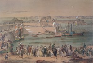 Visita della regina Vittoria a Jersey nel 1846, 1847 da French School