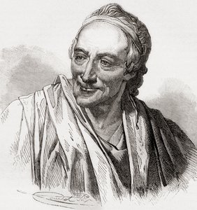 Voltaire, da Histoire de France, pubblicato c.1880 da French School