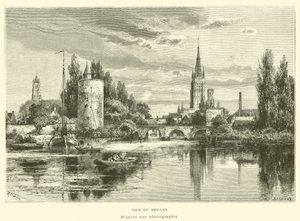 Veduta di Bruges da French School