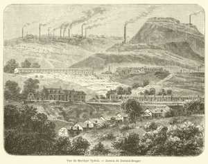 Veduta di Merthyr Tydvil