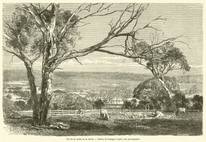 Veduta della valle dello Yarra da French School