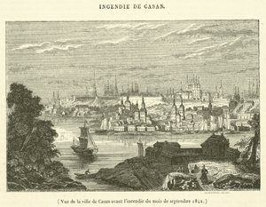 Veduta della città di Casan prima dell