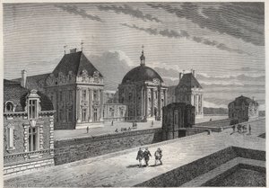 Vue du Château Royal de Monceaux - incisione da “La storia di Francia raccontata ai miei nipoti” - di François Guizot - 1872-1876