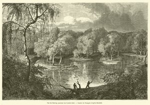 Vista del Murray durante le alte acque da French School