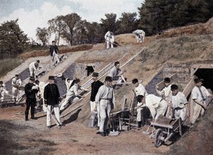 Guerra delle mine (difesa) - in "Album militaire" - Genie