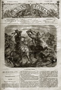 Guerre di religione - I Quarantacinque - La singolare battaglia di Henri de Joyeuse (1563-1608) - I buoni romanzi 1864 - Alexandre Dumas Padre da French School