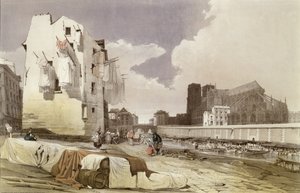 Lavandaie ai Lavoirs al Quai Montebello, c.1840 da French School
