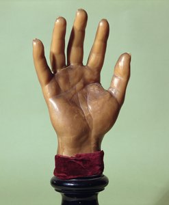 Calco in cera della mano di Jean-Baptiste Troppmann (1848-1970) 1869 da French School