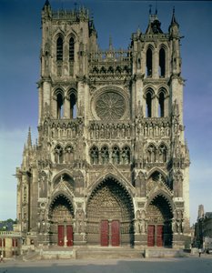 Facciata ovest, c.1220-70 da French School