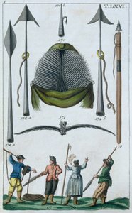 Strumenti per la caccia alla balena, seconda metà del XVIII secolo da French School