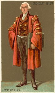 William Pitt il Vecchio (1708-1778), statista inglese da French School