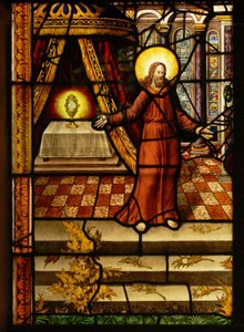 Finestra Charnier-10 che raffigura Cristo e l