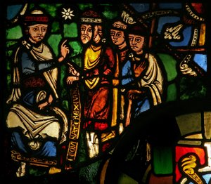 I Magi con Erode da French School