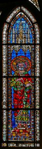 Vetrata w11 raffigurante l