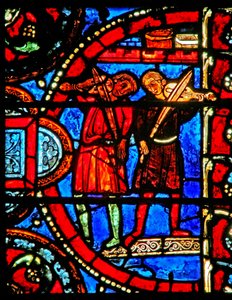 Scena dalla storia del Figliol Prodigo: i musicisti si esercitano prima del ritorno del figlio da French School