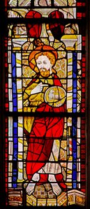 Finestra w14 raffigurante San Giovanni Battista