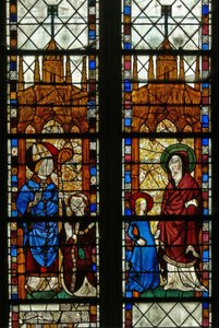 San Nicola e il donatore Oudin de Troyes; Sant