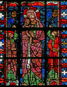 Finestra w201 raffigurante Cristo porta l